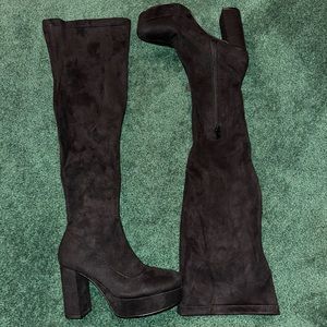 Mix No. 6 Efie Platform Over The Knee Boots